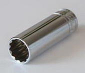 JONNESWAY Kézi dugókulcsfej 1/2" 12lap hosszított 22mm (S66HD4122)