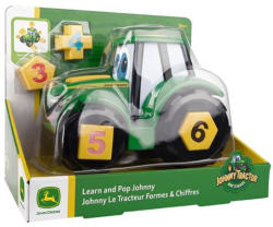 TOMY Learn and Pop - Johnny formaillesztő traktor (46654)