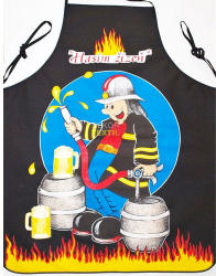 FORBYT Șorț de bucătărie - pompier negru