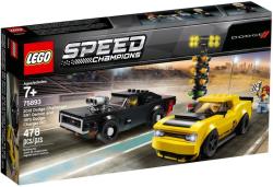 LEGO® Speed Champions - 2018 Dodge Challenger SRT Demon és 1970 Charger R/T (75893)