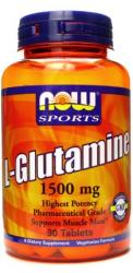 NOW L-Glutamine 1500 mg tabletta 90 db