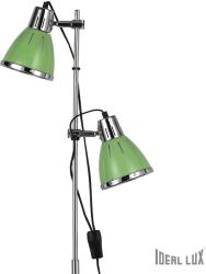 Ideal Lux Lampa de podea Elvis, 2 becuri, dulie E27, D: 240 mm, H: 1600 mm, Verde (002019 IDEAL LUX)