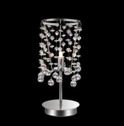 Ideal Lux Veioza cu pandantive din cristal sferice si octogonale 1x40W Crom (077826 IDEAL LUX)