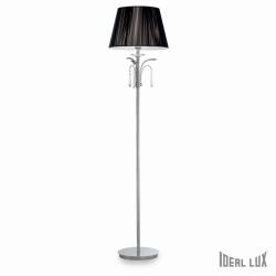 Ideal Lux lampa de podea Accademy, 1 bec, dulie E27, D: 400 mm, H: 1670 mm, Crom (026039 IDEAL LUX)