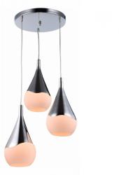 Maytoni Lampa suspendata Fusion Iceberg, 3 x E14, D. 410, cm, H. 1200 cm, Crom (F014-33-N)