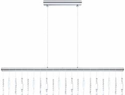 Elgo Lampa suspendata Terros, 1x18w, cristale (93564)