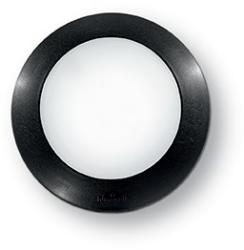 Ideal Lux Aplica de exterior Berta mica, 1 LED, dulie GX53, D: 200 mm, H: 70 mm, Negru (096438 IDEAL LUX)