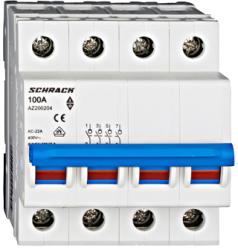 Schrack Comutator principal modular AMPARO, 100A, 4-poli (AZ200204)