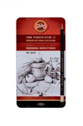 KOH-I-NOOR Set creioane grafit KOH-I-NOOR TOISON D'OR pentru desen artistic 8B-2H