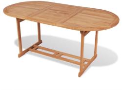 vidaXL Tíkfa étkezőasztal 180x90x75 cm (43030)
