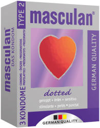 Masculan Dotted érdes felületű óvszer (TYPE 2) 3 db