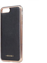 OCCA Carcasa iPhone 7 Plus Occa Absolute Black (piele naturala) (OCABSIPH7PBK)