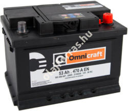 Omnicraft 53Ah 470A right+