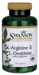 Swanson L-Arginine & L-Ornithine kapszula 100 db