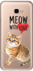 Lemontti Husa Samsung Galaxy J4 Plus Lemontti Silicon Art Meow With Love (LEMHSPJ4PMLV)