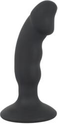 Black Velvets - akkus, péniszes anál vibrátor (fekete) - erotikashow