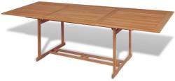 vidaXL Tíkfa étkezőasztal 240x90x75 cm (43035)