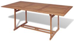 vidaXL Tíkfa étkezőasztal 180x90x75 cm (43034)