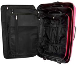 vidaXL Set 5 bagaje/trollere roșu (90155) - vidaxl Valiza