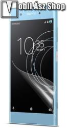 Képernyővédő fólia - Clear - 1db, törlőkendővel - Sony Xperia XA1 Plus