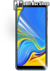 Képernyővédő fólia - Clear - 1db, törlőkendővel - SAMSUNG SM-A750F Galaxy A7 (2018)