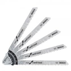 Bosch PRO Hardwood clean reverse T101BRF szúrófűrészlap, 100 mm, 5 db, kemény fa (2608634235) - megatool