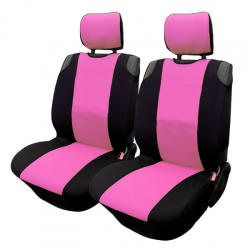 HD Racing Üléshuzat univerzális betétes fekete-rózsaszín első ülésekre