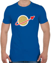 printfashion LEGO Space - Férfi póló - Királykék (1149596)
