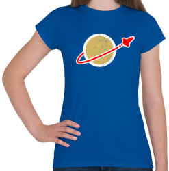 printfashion LEGO Space - Női póló - Királykék (1149642)