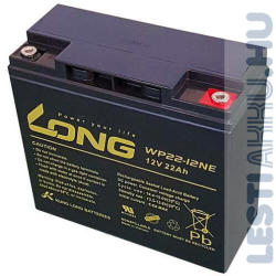 Long 12V 22Ah Elektromos kerékpár akkumulátor (WP22-12NE)