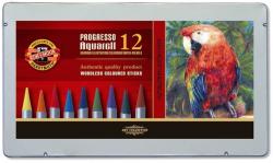 KOH-I-NOOR Set 12 creioane colorate fara lemn PROGRESSO AQUARELL KOH-I-NOOR