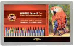 KOH-I-NOOR Set 36 creioane colorate fara lemn PROGRESSO AQUARELL KOH-I-NOOR