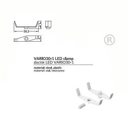 Topmet LED profil VARIO 30-1 Clamp LED VARIO30 fehér (V4520001)