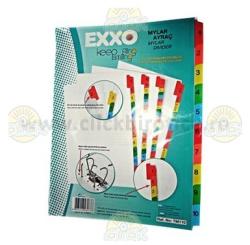Exxo Separator index carton alb numeric 1-10, Exxo (TM110)