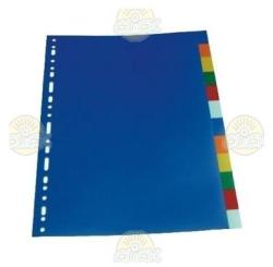 Optima Separatoare carton color 180g/mp, 24 buc. /set, Optima (OP-424)