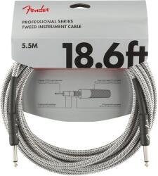 Fender Professional Series 18.6' Instrument Cable White Tweed