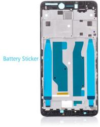  tel-szalk-008973 Xiaomi Redmi Note 4X fekete előlap lcd keret, burkolati elem (tel-szalk-008973)