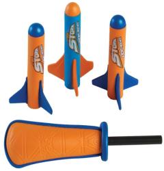 Zing Lansator cu 3 rachete colorate PopRochetz (AS925)