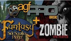 Axis Game Factory AGFPRO + Fantasy Side Scroller Player + Zombie FPS Player (PC) Jocuri PC