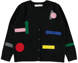 Stella McCartney Applique Symbols Cardigan (Fekete, 6 Y)