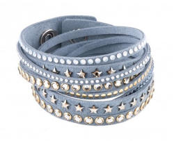 Swarovski Slake Stars Bracelet (Szürke, 36 cm)