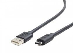 Gembird Cablu de date Gembird CCP-USB2-AMCM-1M, USB - USB-C, 1m, Black (CCP-USB2-AMCM-1M) - flax