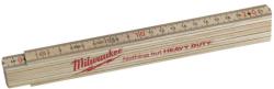 Milwaukee összecsukható mérőléc fa zollstock 16x2, 70mm/2m (4932459303) - megatool