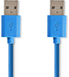 Nedis CCGP61000BU20 USB-A (apa - apa) kábel 2m - Kék (CCGP61000BU20)