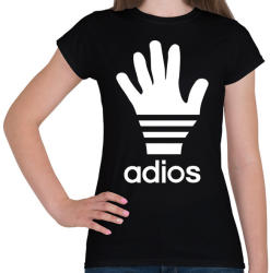 printfashion Adios - Női póló - Fekete (1187228)