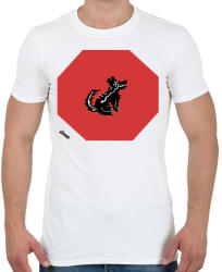 printfashion Szellem Kutya - Férfi póló - Fehér (1186246)