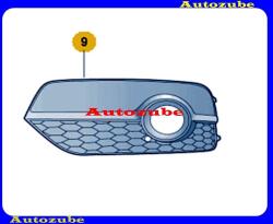 AUDI Q3 2014.09-2018.06 /8U/ Első lökhárító rács bal "2015.04-ig" krómkerettel /Gyári alkatrész/ (Egyedi rendelésre, NEM visszáruzható) 8U0807681E