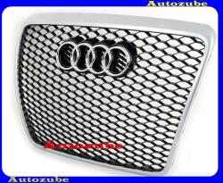 AUDI A6 C6 2008.08-2011.09 /4F/ Hűtődíszrács "RS6" króm kerettel, komplett /Gyári alkatrész, csak előleggel rendelhető/ 4F0853651ALYNP 4F0853651AL