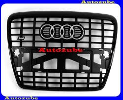 AUDI A6 C6 2008.08-2011.09 /4F/ Hűtődíszrács "S6" fekete kerettel, komplett /Gyári alkatrész, csak előleggel rendelhető/ 4F0853651AJVMZ 4F0853651AJVMZ