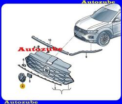VW T-ROC 2017.07-2022-01 /A1/ Embléma első "VW" /Gyári alkatrész/ (Egyedi rendelésre, NEM visszáruzható) 2G0853601A
